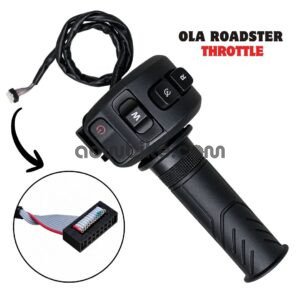 Ola Roadster Throttle Assembly with Right Side Switch Control | Electric Bike Accelerator Grip with Wiring