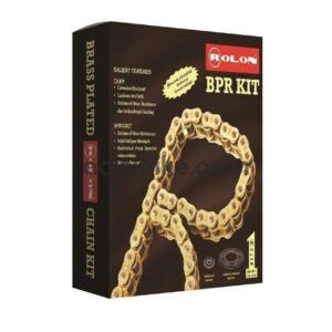 Rolon Brass Chain & Sprocket Kit 17T/42T for TVS Apache RR 310 | KIT NXRC 320 | 112 Links