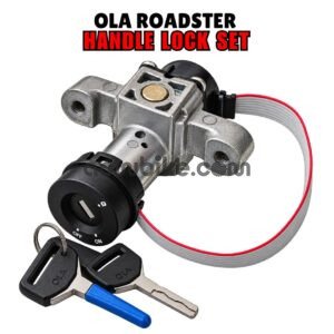 Ola Roadster Handle Lock Set with 2 Keys | Electric Motorcycle Steering Lock Set